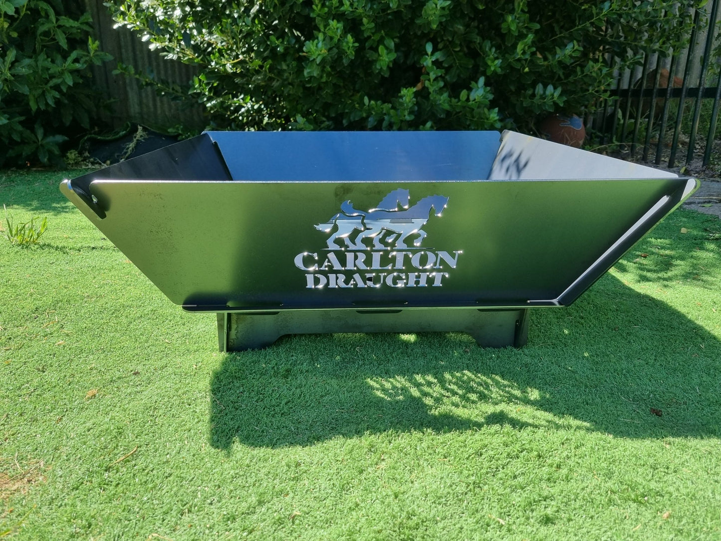 Carlton Draught Fire Pit Flat Pack Collapsible Portable