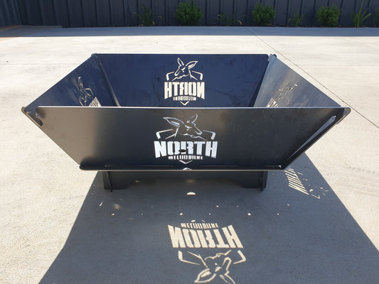 North Melbourne Fire Pit Collapsible 3mm Thick Australian Steel