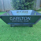 Carlton Football Club Fire Pit Collapsible 3mm Thick Australian Steel