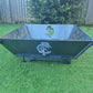 Carlton Football Club Fire Pit Collapsible 3mm Thick Australian Steel