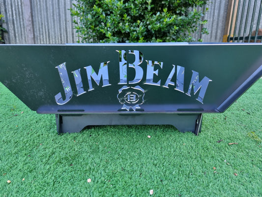 Jim Beam Fire Pit Collapsible 3mm Thick Australian Steel
