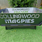 Collingwood Magpies Fire Pit Collapsible 3mm Thick Australian Steel