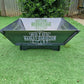 Harley Davidson Fire Pit Collapsible 3mm Thick Australian Steel