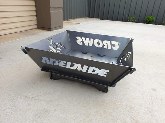 Adelaide Crows Fire Pit Collapsible 3mm Thick Australian Steel