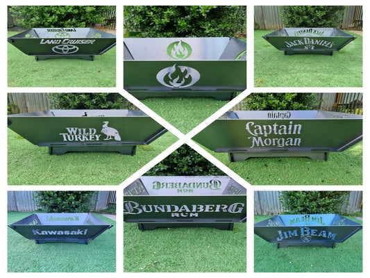 Mixed Sides (Your Choice Of Sides) Fire Pit Collapsible Made With Australian Steel
