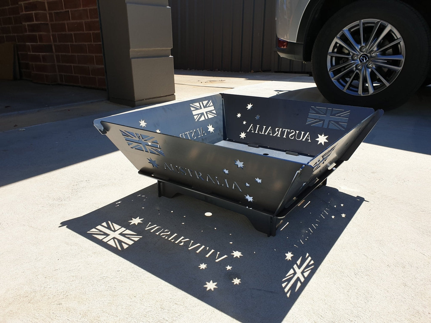 Australia Fire Pit Flat Pack Collapsible Portable - Robs Fire Pits