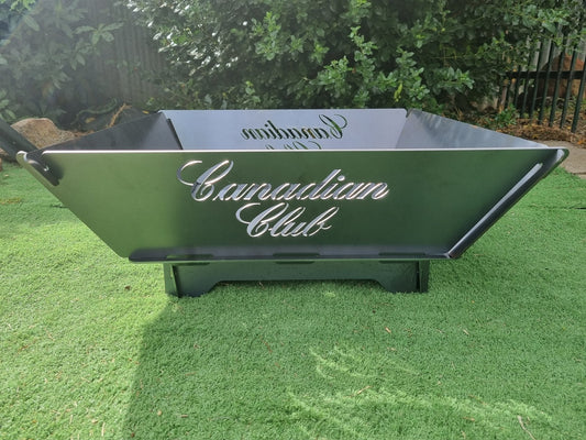 Canadian Club Fire Pit Flat Pack Collapsible Portable - Robs Fire Pits