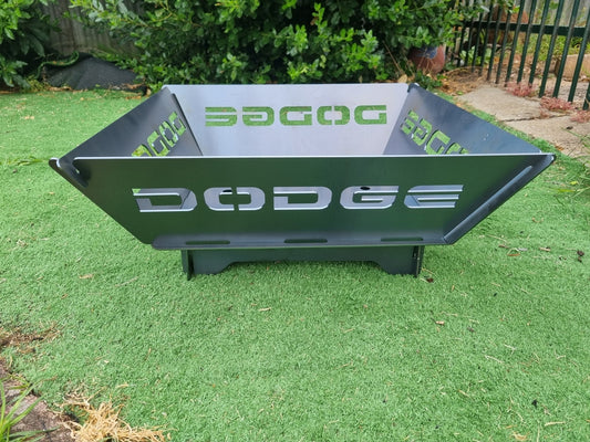 Dodge Fire Pit Flat Pack Collapsible Portable - Robs Fire Pits