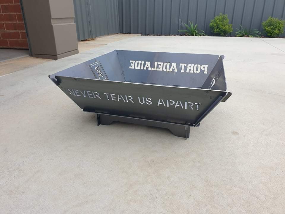 Port Adelaide Fire Pit Collapsible 3mm Thick Australian Steel