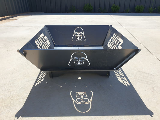 Star Wars Fire Pit Collapsible 3mm Thick Australian Steel